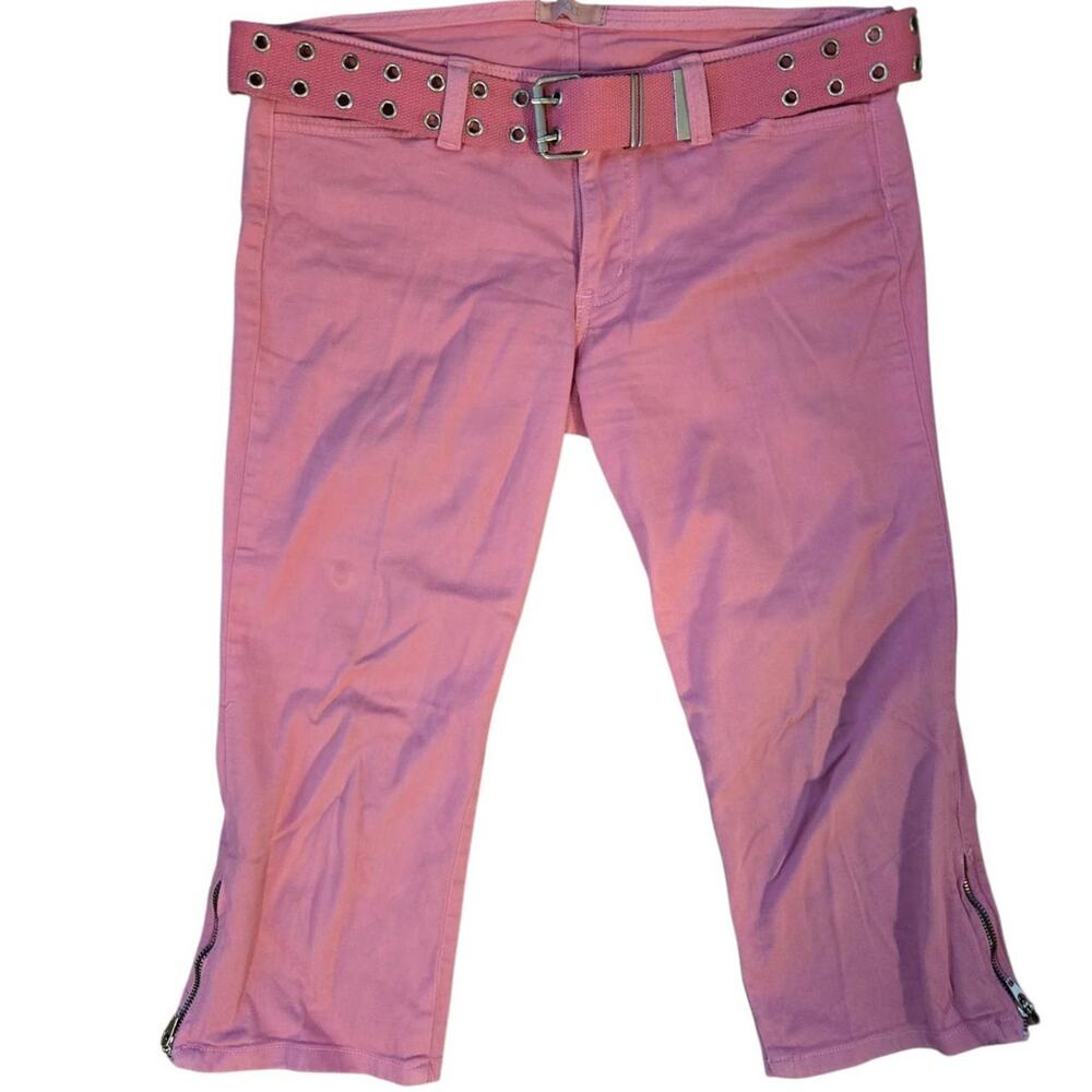 Y2k xxi bubblegum pink capri